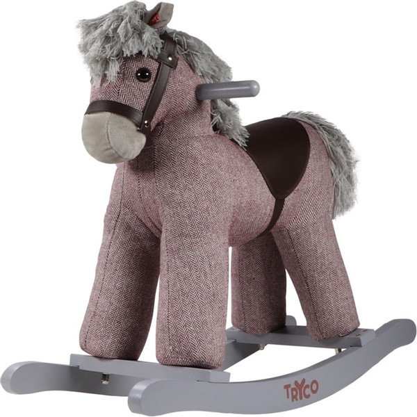 Pink and best sale grey rocking horse